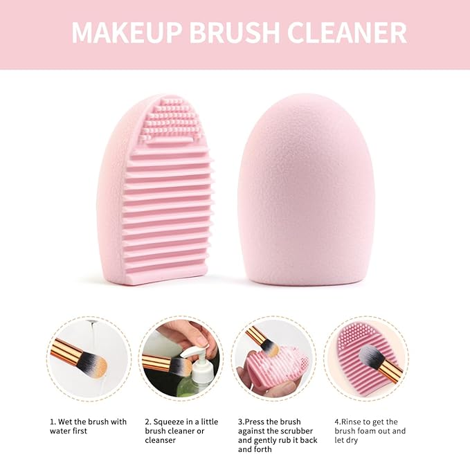 MAANGE Makeup Brushes 54 Pcs Makeup Tool Set Multi-functional Makeup Kit Premium Synthetic Brush Make up Brushes Set for Women Girl (Pink 54 Pcs)