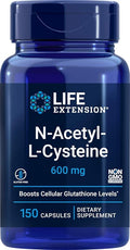 Life Extension N-Acetyl-L-Cysteine (NAC) 600mg 150 Capsules