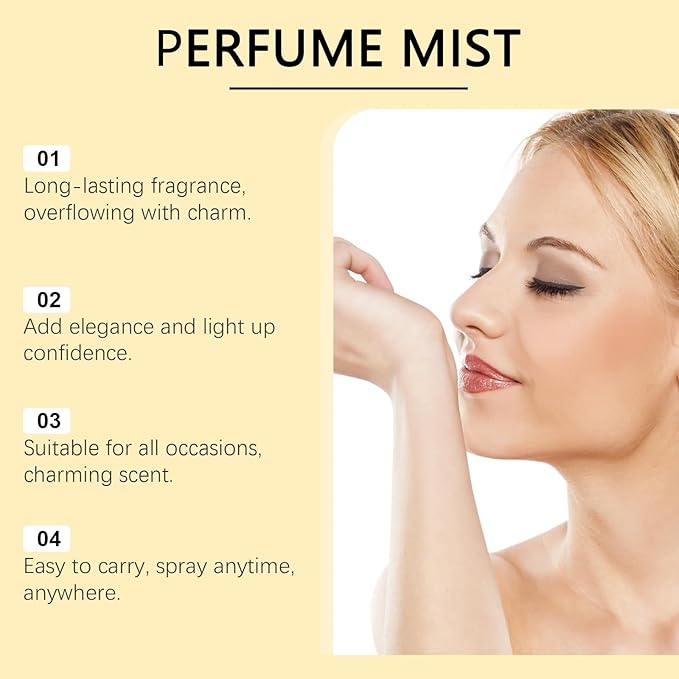 Exquisite Caramel Scented Perfume Spray - Long-lasting Fresh &amp Natural Fragrance(3PCS)