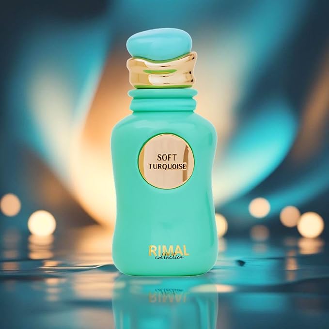 Soft Turquoise Long Lasting Arabian Perfumes for Women ? Eau de Parfum Spray 100ML (3.4 OZ) ? Floral Embrace of Strawberry Rose &amp Vanilla Musk Notes ? Ladies Perfume &amp Signature Gift for Wome