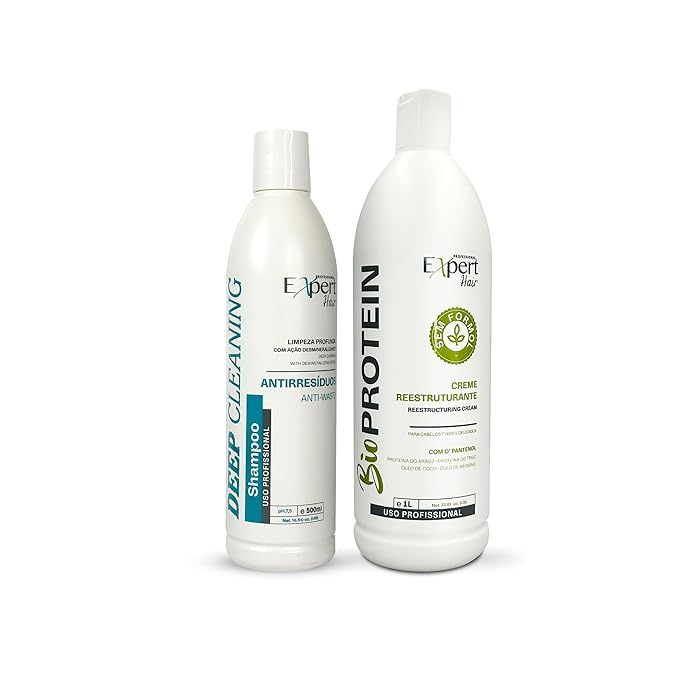 Expert Hair Kit: Deep Cleansing Shampoo &amp Bio Protein Restructuring Cream