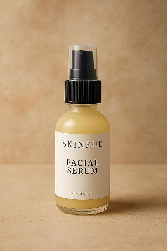 Skinful Facial Serum for Soft Youthful Skin Nourishing Firming Face Serum for Glowing Skin - 2oz