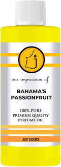 Bahama's Passionfruit Fregrance Perfume Oil | Premium Quality Concentrated Fragrance | Pure Perfume &amp Cologne Oil for Personal Body Use | 16 Fl Oz