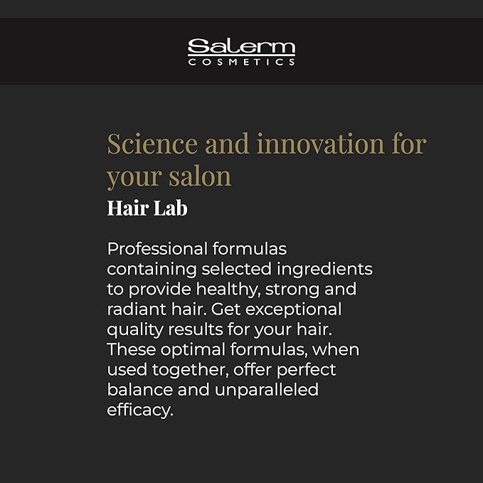 SALERM - Smoothing Hair Mask - Lisos Hair Lab - 1000 ml - Perfect Smoothing for Unruly Hair - With Hydrolyzed Keratin and Coconut Oil - Heat Protector for Hair - Eliminates Frizz