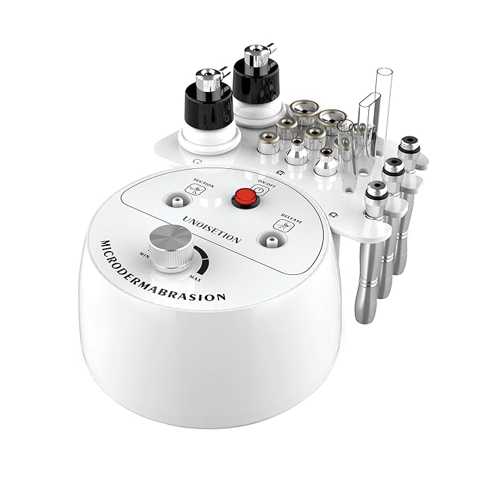 UNOISETION Diamond Microdermabrasion Machine Professional 3 in 1 Dermabrasion Facial Peeling Skin Care Device for Salon Personal Home Use