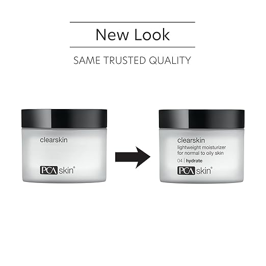 PCA SKIN Clearskin Lightweight Face Moisturizer for Oily Skin Daily Hydrating Facial Moisturizer for Oily Acne-Prone and Sensitive Skin Quick Absorbing Reduces Discolorations 1.7 oz Jar
