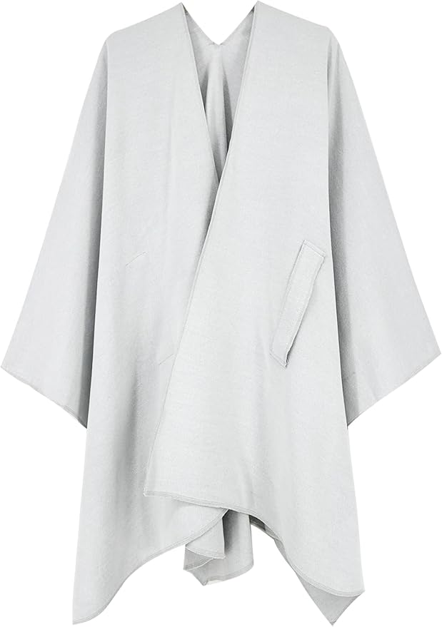 Moss Rose Women's Shawl Wrap Poncho Ruana Cape Open Front Cardigan Shawls for Fall Winter