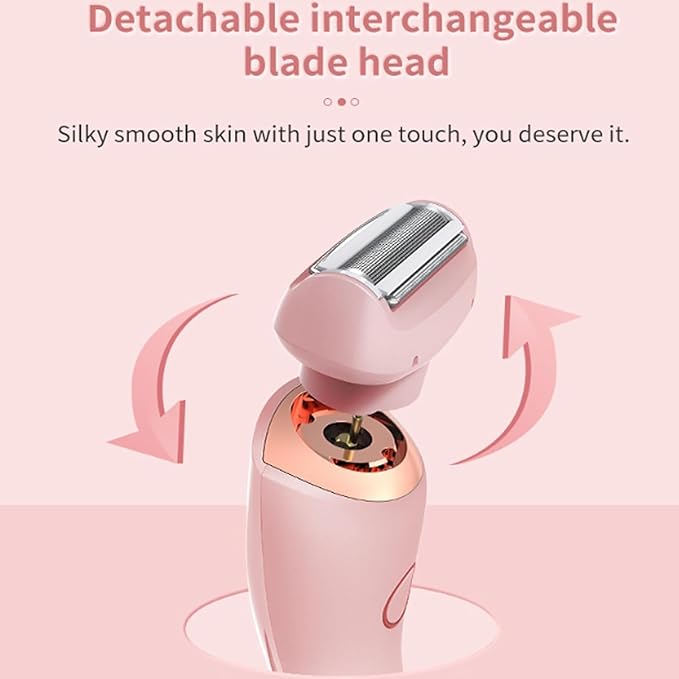 Razor for Women Beauty Electric Razor Electric Bikini Trimmer for WomenGoddess Shaver (Pink)