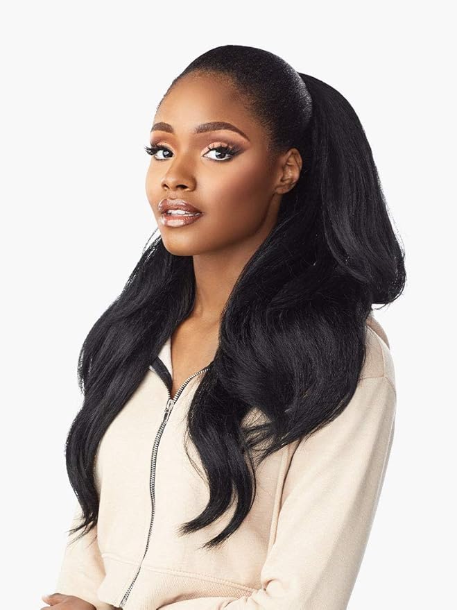 Sensationnel Instant Updown Halfwig Pony - Unit 11 4 Style in 1 Half Wig and Pony Wrap (T2/27)