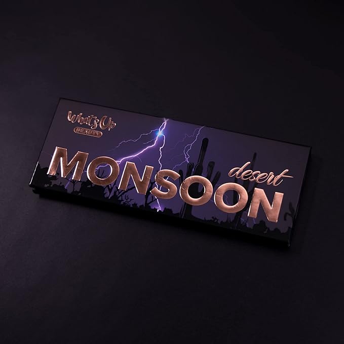 Whats Up Beauty - Desert Monsoon Eyeshadow Palette Talc Free Clean Cruelty Free Made in Italy Sustainable Makeup