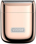 yoose Electric Razors for Women IPX7 Alloy Body Bikini Trimmer for Women (USB-C Trimmer Comb Multi Shaving Modes) Portable Size Radiant Gold