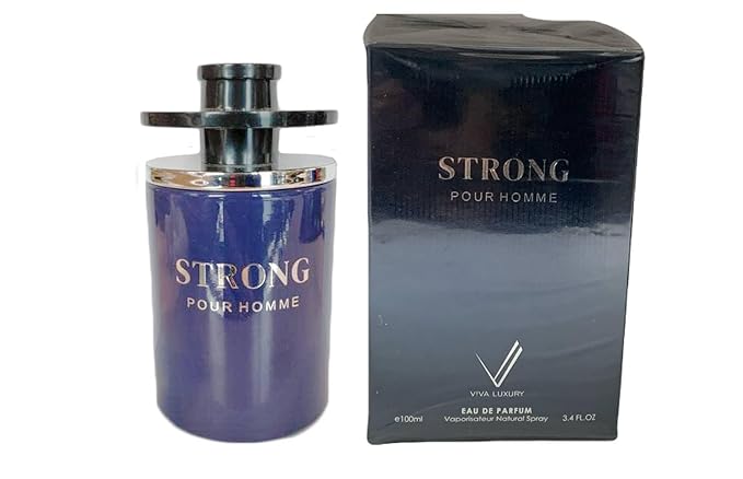 4-Piece Fragrance Gift Set for Men - Strong Extrait Pour Homme and Blue De Paris Aromatic Floral Oriental &amp Woody Notes - 3.4 OZ Eau De Parfum