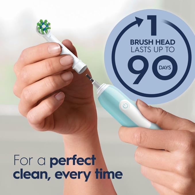 Oral-B Pro 1000 CrossAction Electric Toothbrush Green