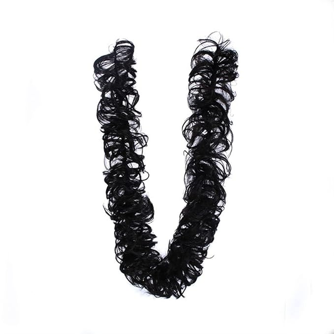 Hair Accessories Messy Bun Ponytail Hair Extensions 80cm Long with Elastic Rubber Band Synthetic Fluffy Wrap Wig Women Hair Bun Hair Pieces For Women(#1)