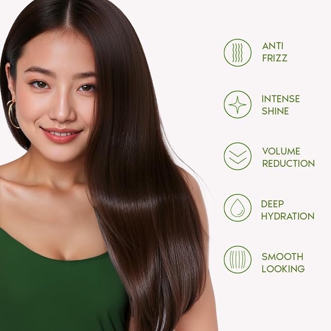 I Belli Capelli Ravenna Hair Straightening Kit ? Organic Hair B-tox &amp Repair Oil ? Anti-Frizz Intense Hydration Shine ? Formaldehyde-Free ? B-otox Hair Treament For All Hair Types (2-Pack)