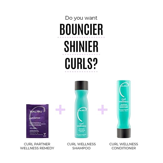 Malibu C Curl Partner Wellness Remedy (12 Packets) - Removes Mineral Build up for Healthier + Bouncier Curly Hair - Contains Gentle Antioxidants for Curly Hair Care