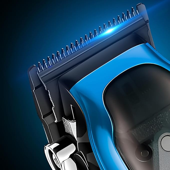 KEMEI Professional Hair Clippers for Men Cord/Cordless Hair Cutting Kits Hair &amp Beard Trimmer Adjustable Barber Clippers with USB Rechargeable KM-1763