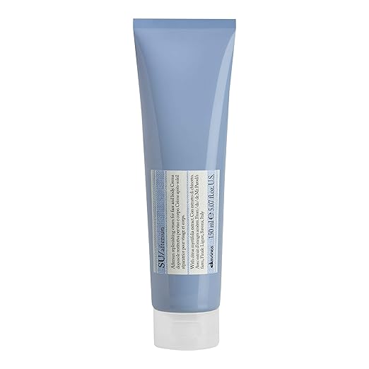 Davines SU Aftersun Hydrating Skincare Gel To Moisturize Protect And Smooth Skin Soothe And Hydrate Reddened Skin After Exposure 5.07 Fl. Oz.