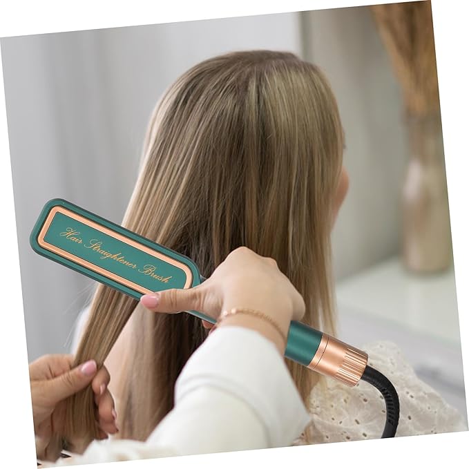 Beaupretty Adjustable Temperature Hair Straightener for Women Flat Fast Heating Lightweight Hair Types and to Use