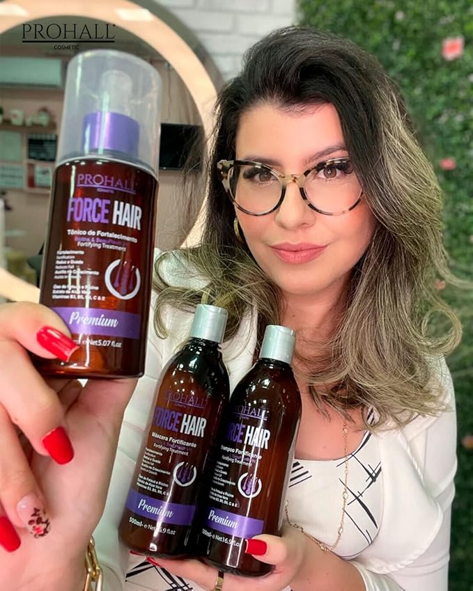 Prohall Cosmetic Force Hair Mask for Dry Damaged hair &amp Growth - Hair masks to Prevent Breakage &amp Thinning Hair Hair Growth Products for Women and men Natural Hair Mask (16.9 fl.oz)