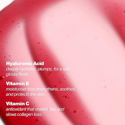ICONIC LONDON Lustre Lip Oil | Non Sticky Moisturizing and High Shine Lip Oil Containing Vitamin C and Hyaluronic Acid Cruelty Free Vegan Makeup 0.2 Fl Oz