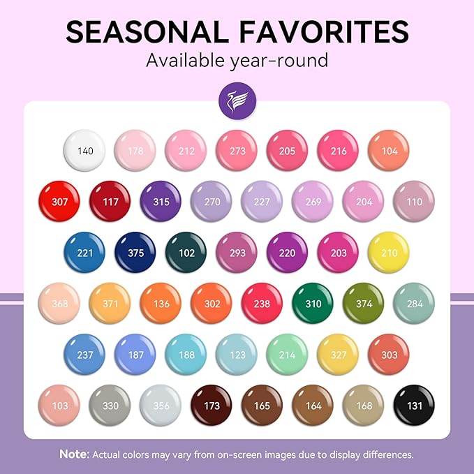 phoenixy 63 Pcs Gel Nail Polish Kit with U V light and Drill 50 Pcs Gel Polish with 5 Pcs Base Top Coat Manicure Starter Nail Polish Set Christmas Gifts for Women ST9017