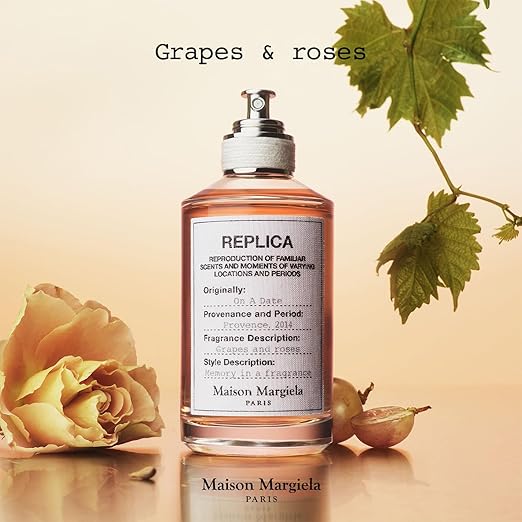 Maison Margiela - Replica - On a Date Eau de Toilette Set - Floral Fragrance - With Patchouli Rose &amp Black Current Accords - 1 Fl Oz &amp 0.3 Fl Oz Travel Size