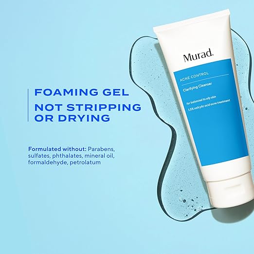 Murad Clarifying Cleanser ? Salicylic Acid &amp Green Tea Formula for Acne Deep Pore Cleansing Oil Control &amp Breakout Prevention for Clear Balanced Healthy-Looking Skin ? 5 Fl Oz