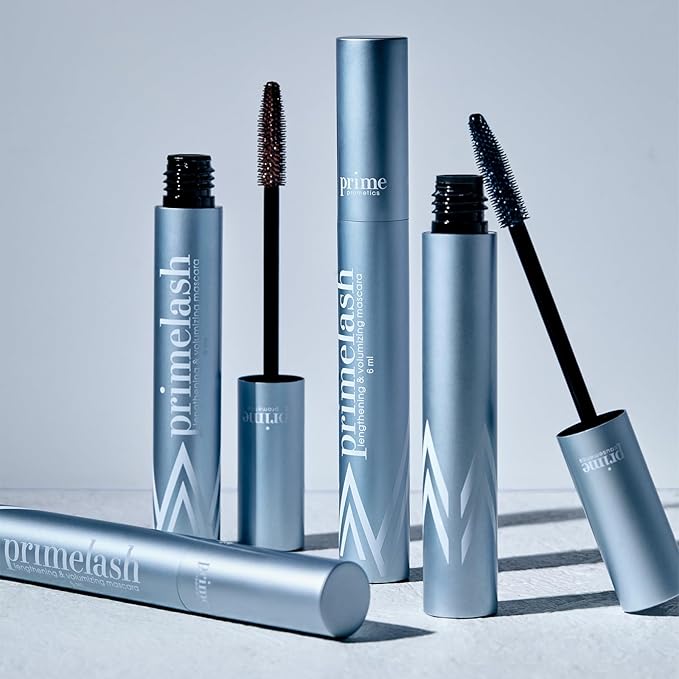 Prime Prometics PrimeLash Mascara for Older Women ? Volumizing Incredible Length in 2 Coats ? Long-Stay Zero Clumps Hypoallergenic (Blue)