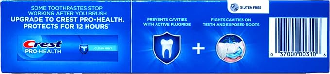 Crest Fluoride Cavity Protection Toothpaste 8.2 Ounce Regular Paste Bulk Toothpaste Prevents Cavities Before They Start (8 Pack)