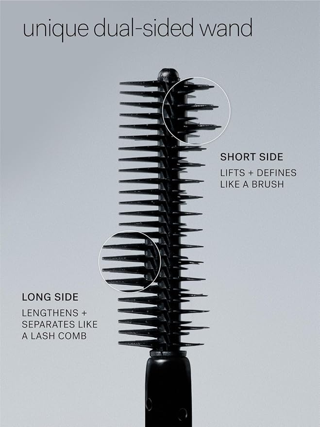 ILIA - Limitless Lash Mascara | Lightweight Nourishing Lengthening Lifting | Flake + Smudge-Resistant | Non-Toxic Cruelty-Free Ophthalmologist-Tested Safe For Sensitive Eyes (Soft Black)