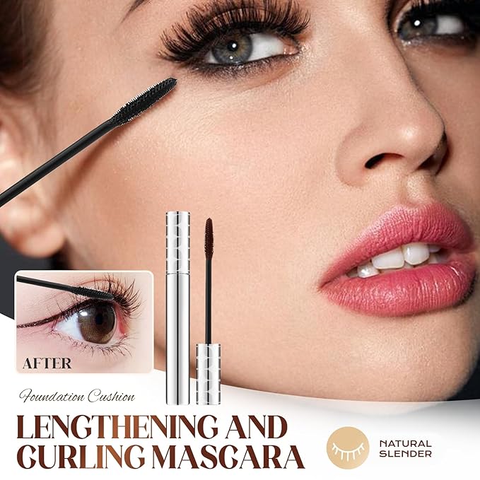 Mascara for Older Women 60 Plus 2026 New Mascara Volume and Length for Mature Women with Thinning Lashes Waterproof Non Clumping Long Wear for Eyelash Makeup (Black+Brown)