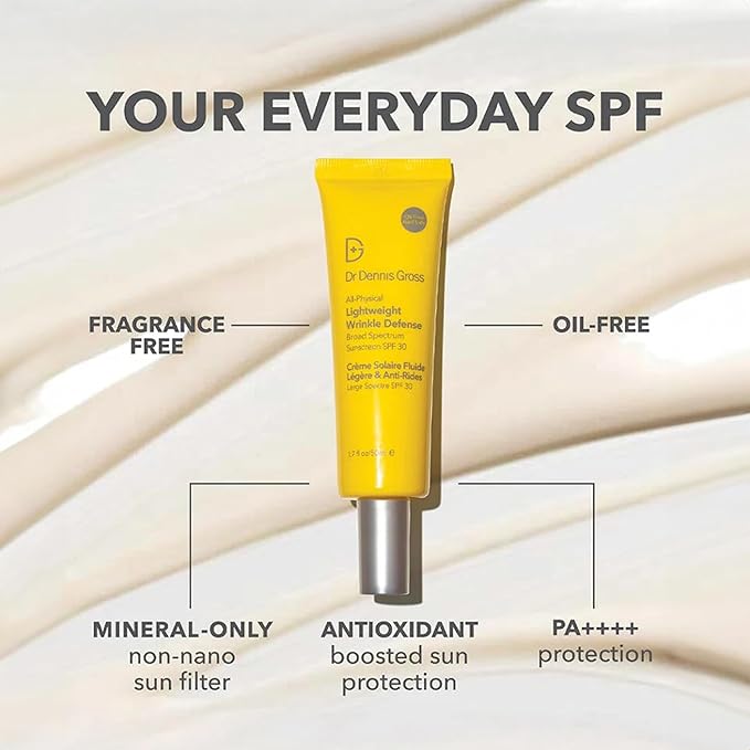 Dr. Dennis Gross All-Physical Lightweight Wrinkle Defense Broad Spectrum Sunscreen SPF 30 1.7 oz