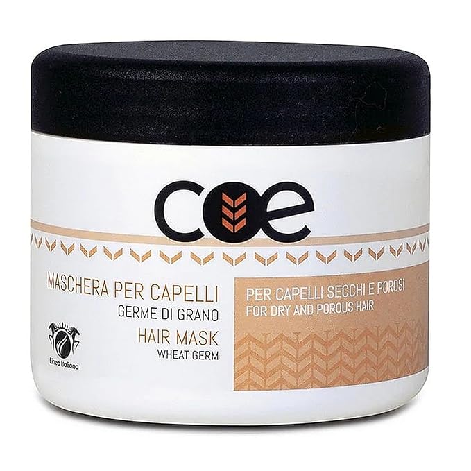 COE WHEAT GERM HAIR MASK (REVITALIZING HAIR TREATMENT LEAVES HAIR SOFT SILKY AND BEAUTIFULLY CONDITIONED) White