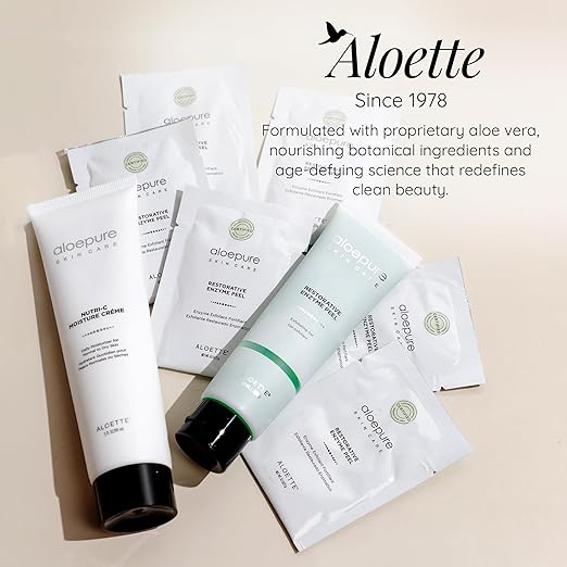 Aloette Nutri-C Face Moisturizer Cream - Daily Facial Skin Care Products for Wrinkles &amp Fine Lines - Skin Moisturizer Face Lotion Hydrates &amp Rejuvenates Dry to Normal Skin Gluten Free - 3 Fl