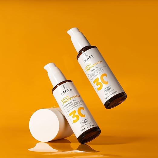 IMAGE Skincare DAILY PREVENTION Sheer Mineral Sun Serum SPF 30 Lightweight Tinted Broad Spectrum Sunscreen 1 Ounce
