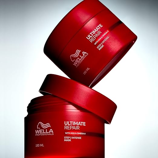 Wella Professionals ULTIMATE REPAIR Mask for Damaged Hair | Repairs Strengthens &amp Smooths with AHA &amp Omega-9 | For All Hair Types - Packaging May Vary