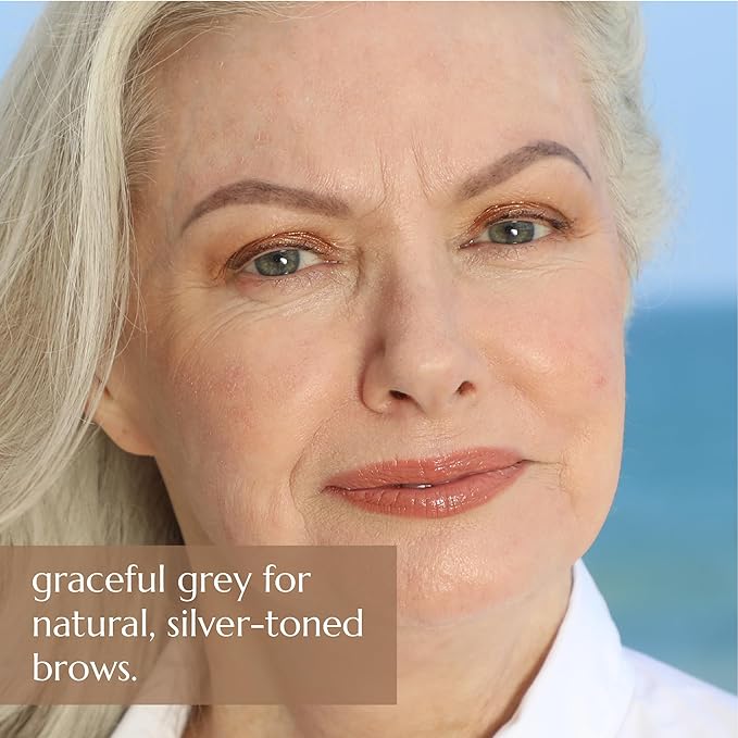 Chella Eyebrow Pencil ? Easy-to-Use Brow Definer for Shaping Filling &amp Blending ? Long-Wear Grey Eyebrow Pencils for Women with Precise Tip (Grey)