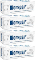 Biorepair: Pro White Whitening Toothpaste with microRepair - 2.5 Fluid Ounce (75ml) Tubes (Pack of 4) [ Italian Import ]