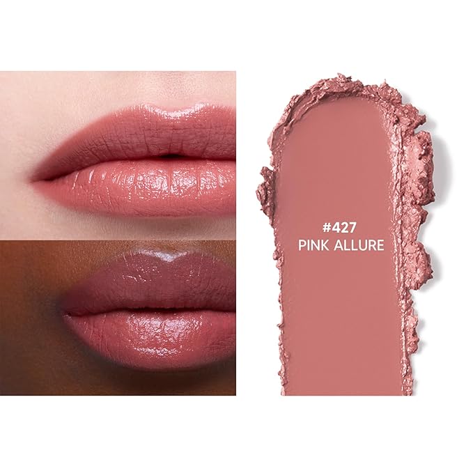 HERA Rouge Classy Lipstick #427 PINK ALLURE | Luxurious Long-Lasting Color Featherlight Comfort Luminous and Velvety Finish Seoul-Inspired Shades Korean Lip Makeup 0.12 oz. (3.5g)