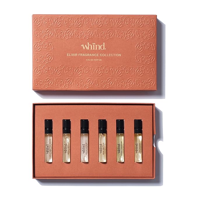 House of whind Fragrance Discovery Set ? Perfume Sampler Set with 6 Unique &amp Elegant Mini 2 ml Scents