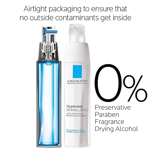 La Roche-Posay Toleriane Dermallergo Ultra Soothing Repair Face Moisturizer for Sensitive Skin Gentle Moisturizing Face Cream for Dry Skin Packaging May Vary Formerly Toleriane Ultra