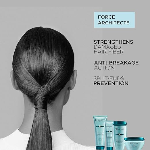 Kerastase Resistance Force Architecte Reconstructing Hair Mask For Dry and Damaged Hair - Strengthens and Prevents Breakage With Ceramides &amp Pro-Keratin Complex