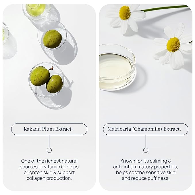 Lift &amp Glow Organic Eye Cream for Dark Circles and Puffiness - Anti Aging Eye Cream for Wrinkles - Reduces Dark Circles and Under Eye Bags - With Kakadu Plum Coconut Oil Spirulina &amp More - 0