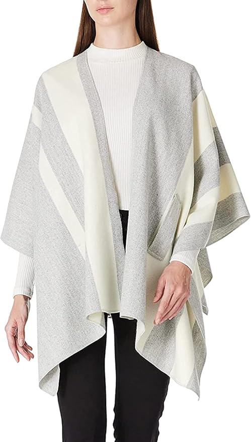 Moss Rose Women's Shawl Wrap Poncho Ruana Cape Open Front Cardigan Shawls for Fall Winter