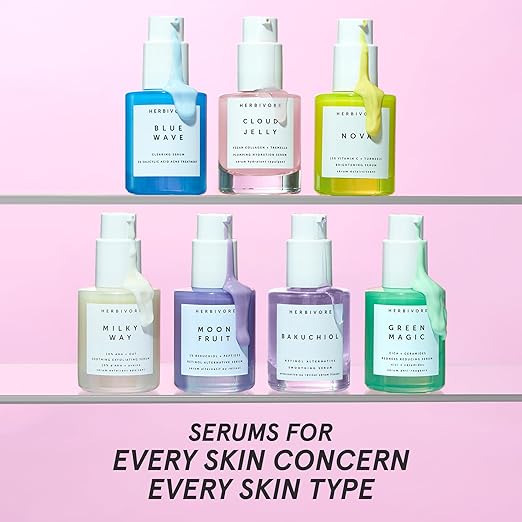 HERBIVORE Bakuchiol Retinol Alternative - Bakuchiol + Peptides Smooths Skin Reduces Fine Lines Wrinkles &amp Puffiness Plant-based Vegan Cruelty-free
