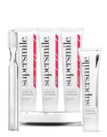 Supersmile Peppy Mint Teeth Whitening Toothpaste Set Complete 5-Piece Travel Set with 3 Toothpastes 1 Accelerator &amp 1 Toothbrush Whitening Toothpaste Kit Whitens up to 6 shades.