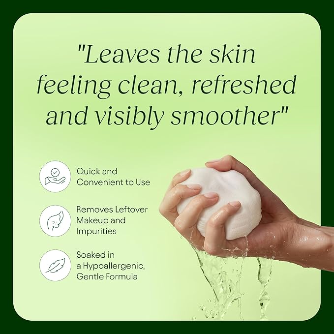 JiYu Toning Polish Pads - Korean Skincare for Dark Spots Wrinkles &amp Dull Skin - Hydrating Facial Treatment with Snail Mucin Niacinamide Peptides &amp Centella - 100 Count