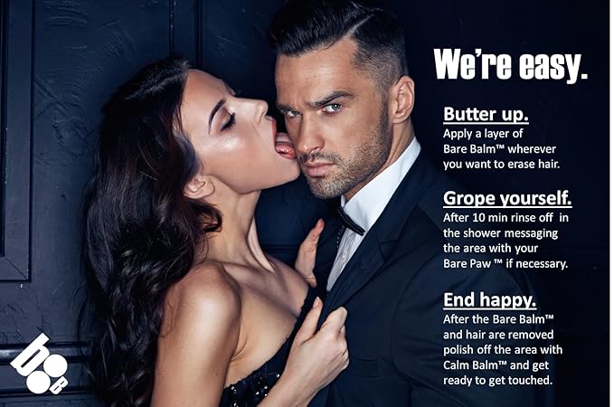 The Bare Pair Double Pro Pac King Kombo - Body Hair Management System (w/Exfoliating Glove)