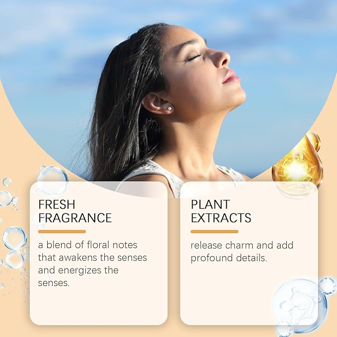Jasmine Charm Perfume Roll-On | Natural Fresh Floral Scent | Daily Wear For Elegance &amp All-Day Fragrance(2PCS)